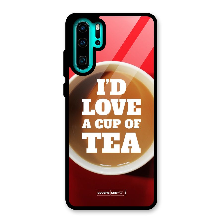 Cup of Tea Glass Back Case for Huawei P30 Pro