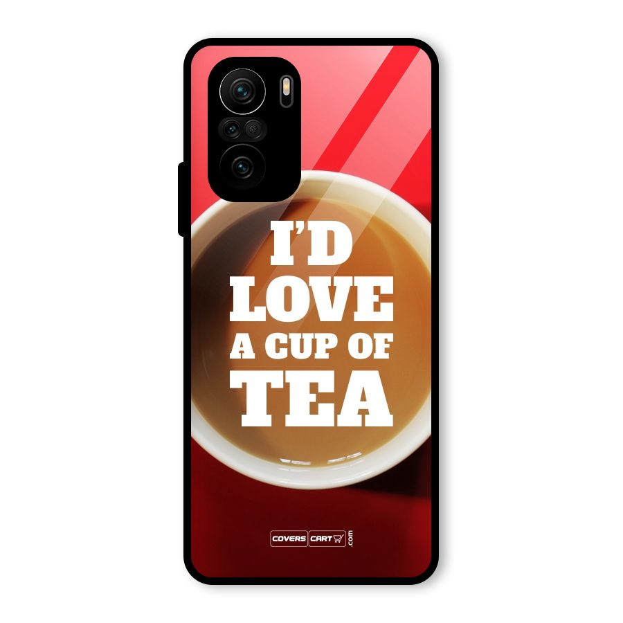 Cup of Tea Glass Back Case for Mi 11x