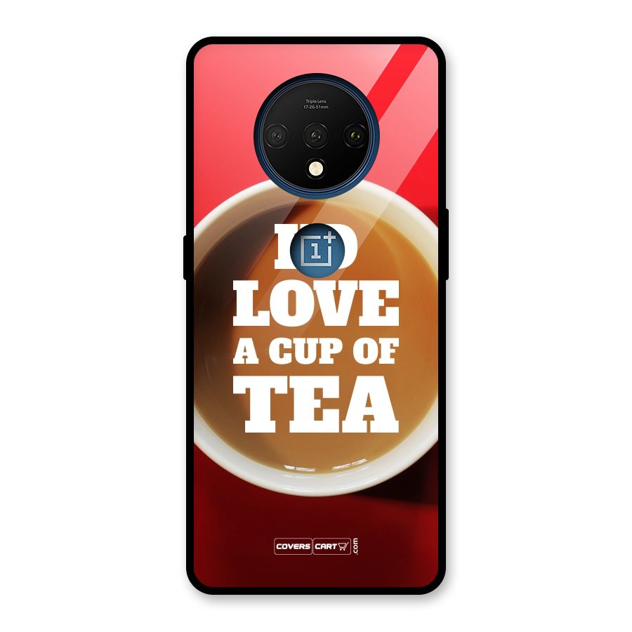 Cup of Tea Glass Back Case for OnePlus 7T