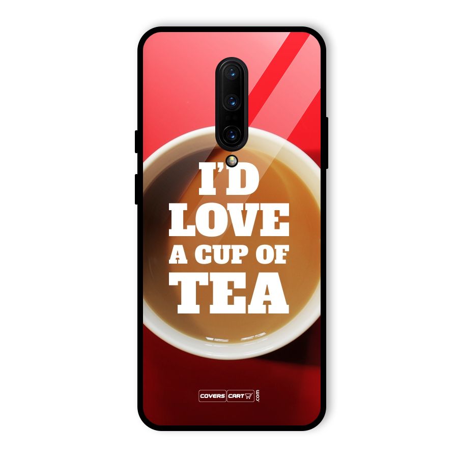 Cup of Tea Glass Back Case for OnePlus 7 Pro