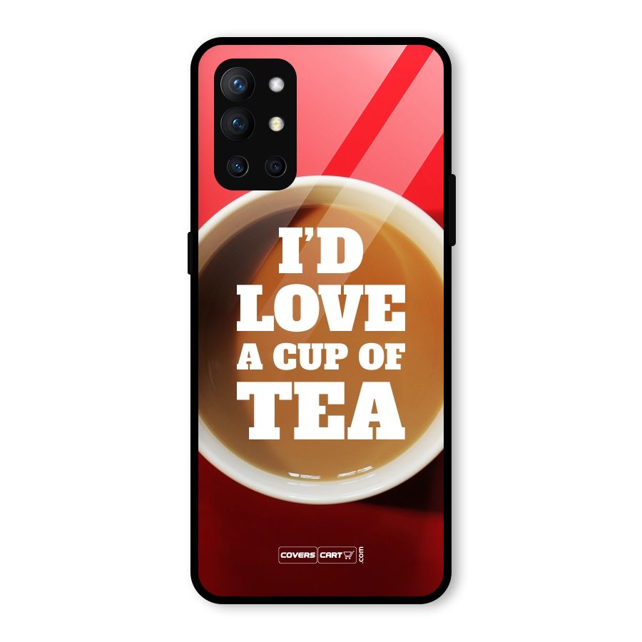 Cup of Tea Glass Back Case for OnePlus 9R