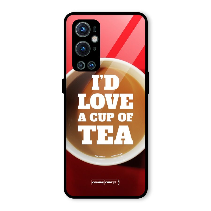 Cup of Tea Glass Back Case for OnePlus 9 Pro
