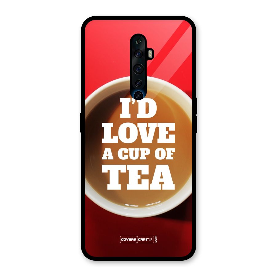 Cup of Tea Glass Back Case for Oppo Reno2 Z