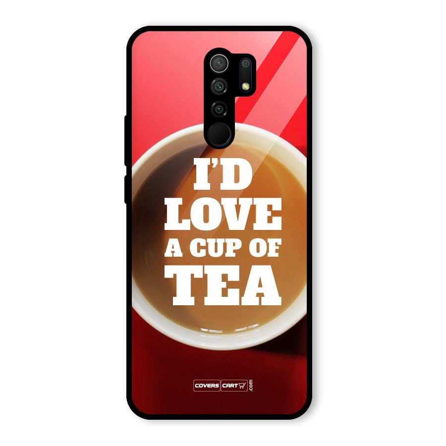 Cup of Tea Glass Back Case for Poco M2