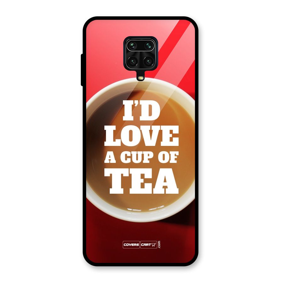 Cup of Tea Glass Back Case for Poco M2 Pro