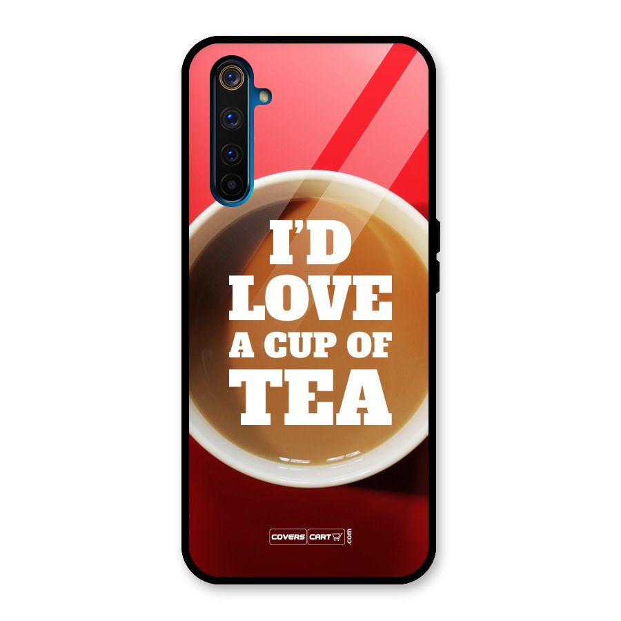 Cup of Tea Glass Back Case for Realme 6 Pro