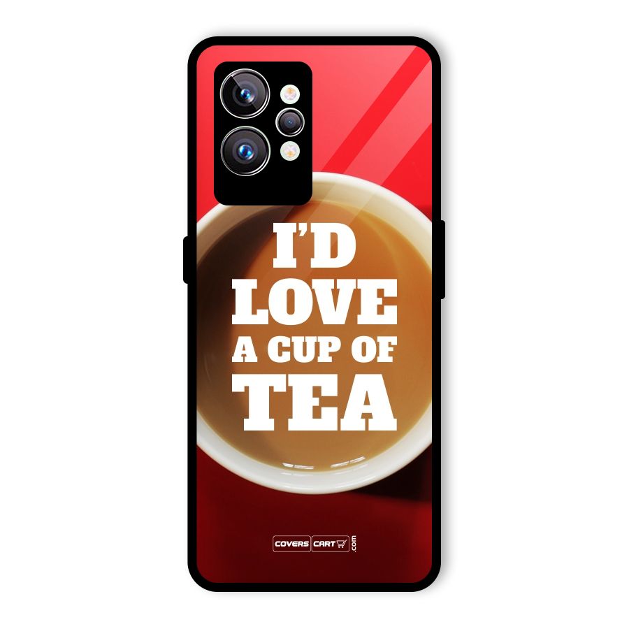 Cup of Tea Glass Back Case for Realme GT2 Pro
