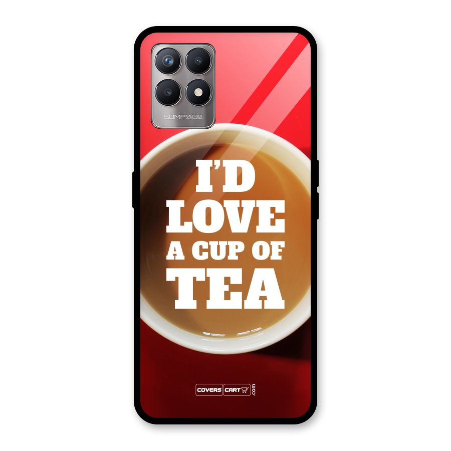 Cup of Tea Glass Back Case for Realme Narzo 50