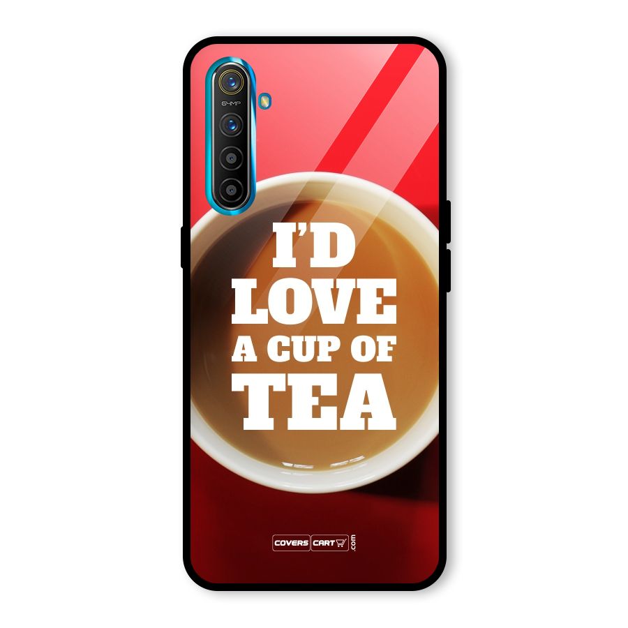 Cup of Tea Glass Back Case for Realme X2