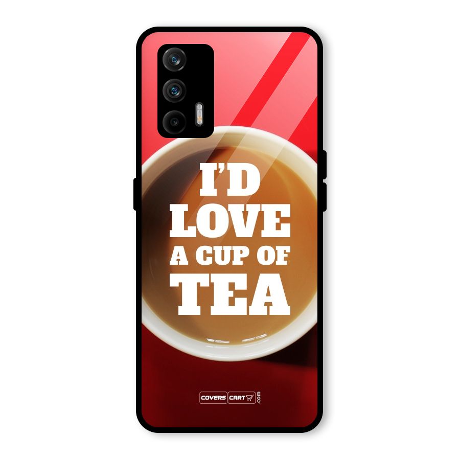Cup of Tea Glass Back Case for Realme X7 Max