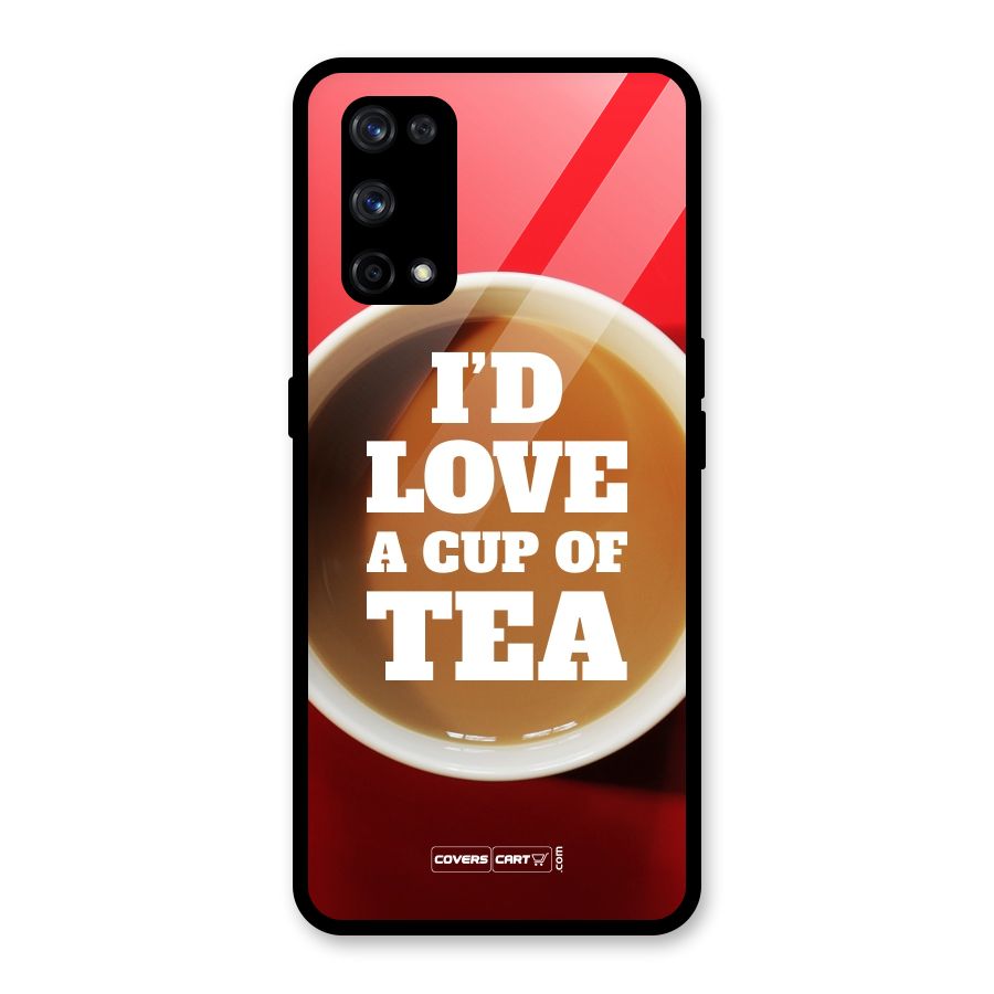 Cup of Tea Glass Back Case for Realme X7 Pro