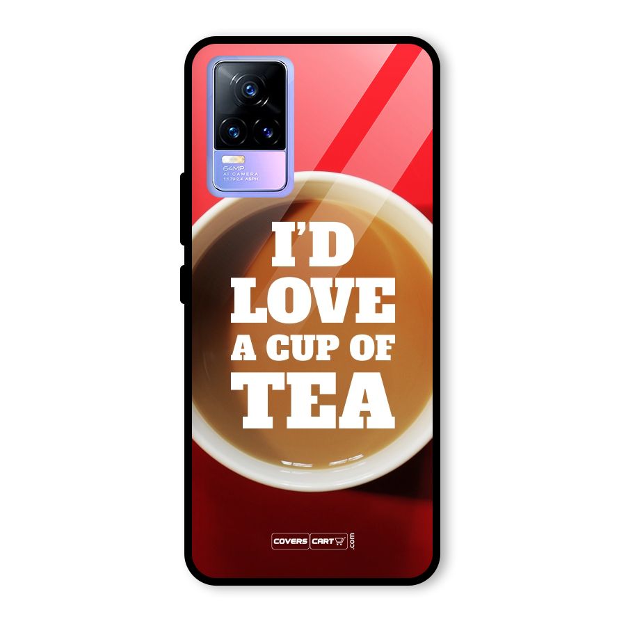 Cup of Tea Glass Back Case for Vivo Y73