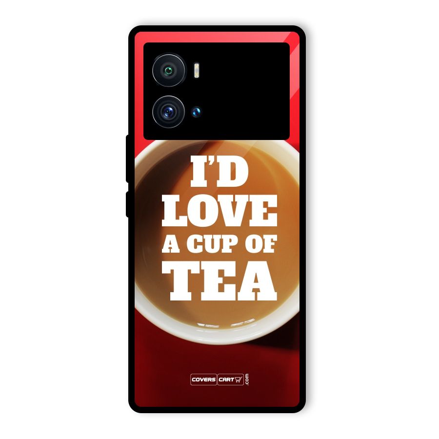 Cup of Tea Glass Back Case for Vivo iQOO 9 Pro