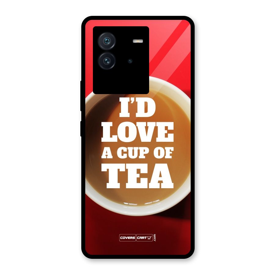 Cup of Tea Glass Back Case for Vivo iQOO Neo 6 5G