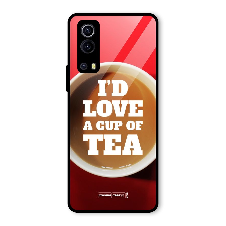 Cup of Tea Glass Back Case for Vivo iQOO Z3
