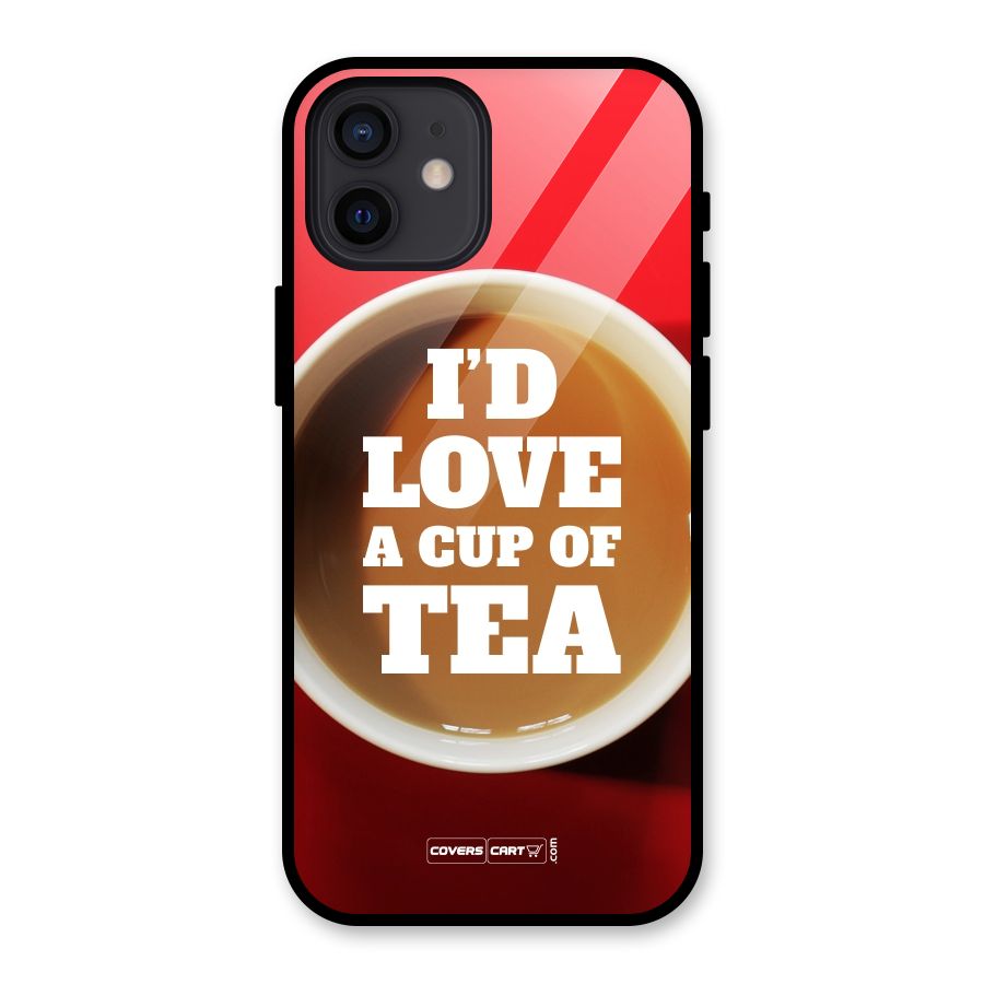 Cup of Tea Glass Back Case for iPhone 12
