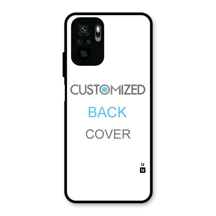 Customized Glass Back Case for Redmi Note 10S