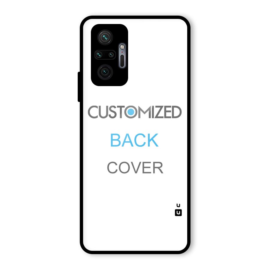 Customized Glass Back Case for Redmi Note 10 Pro