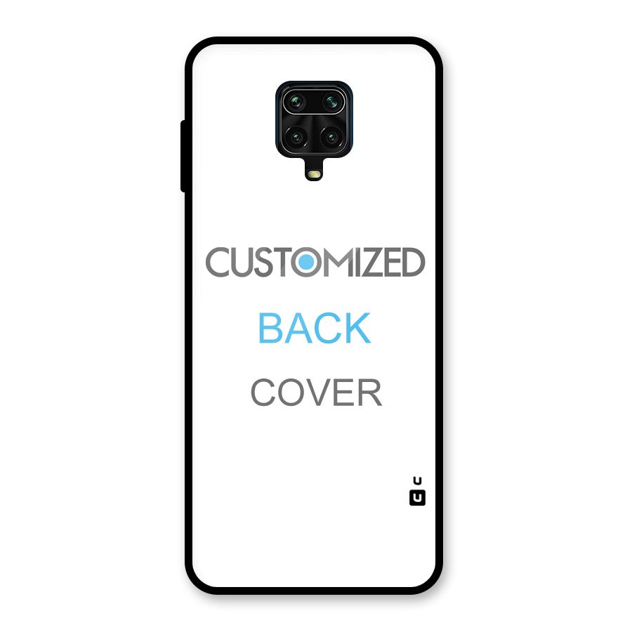 Customized Glass Back Case for Redmi Note 9 Pro
