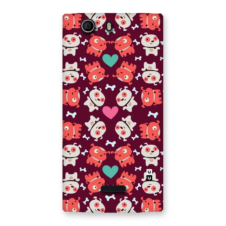 Cut Dog Design Back Case for Canvas Nitro 2 E311