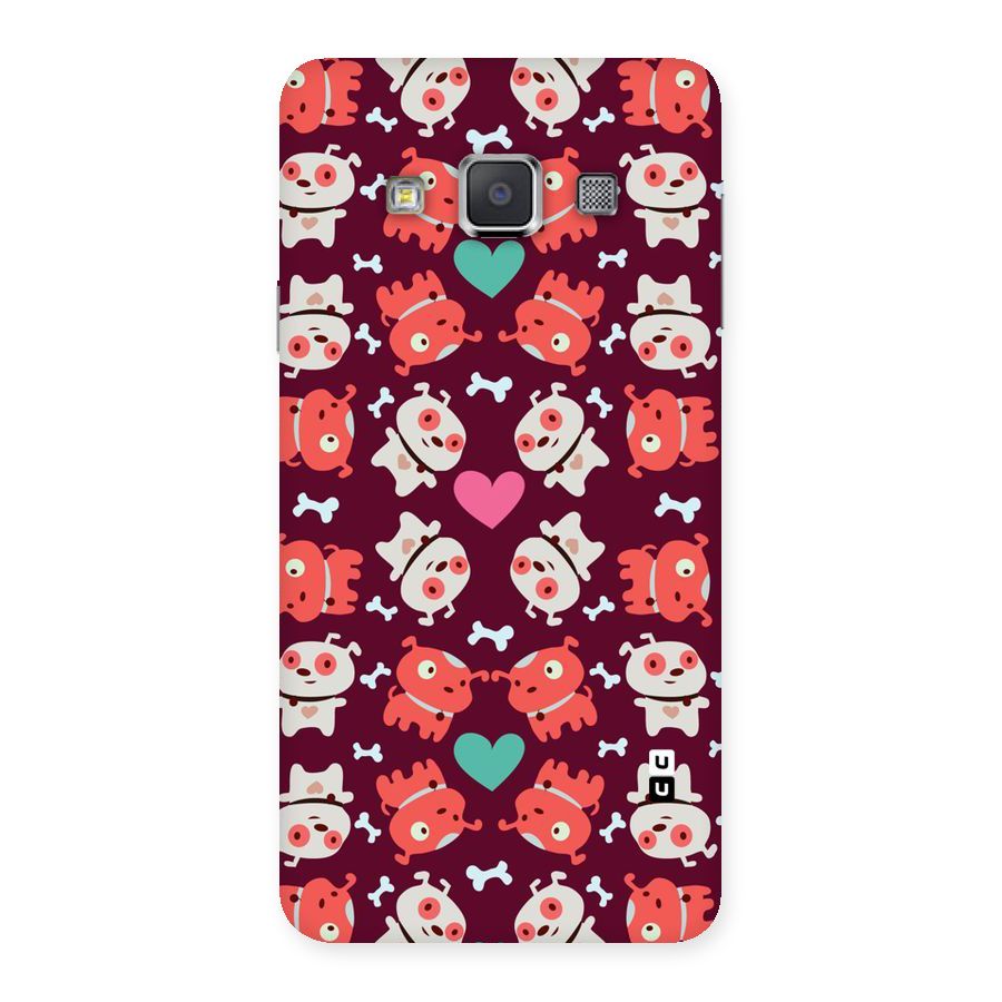 Cut Dog Design Back Case for Galaxy A3