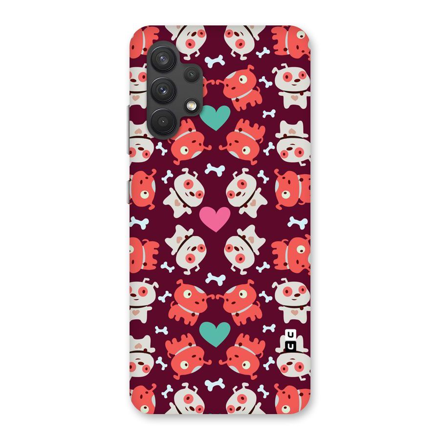 Cut Dog Design Back Case for Galaxy A32