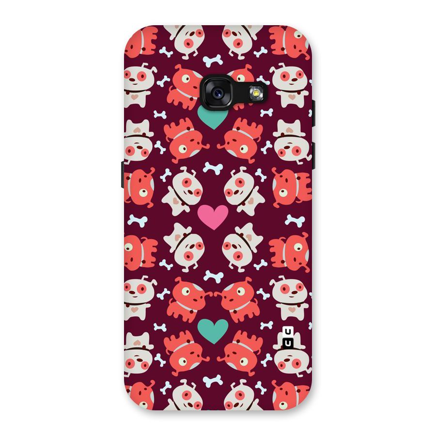 Cut Dog Design Back Case for Galaxy A3 (2017)