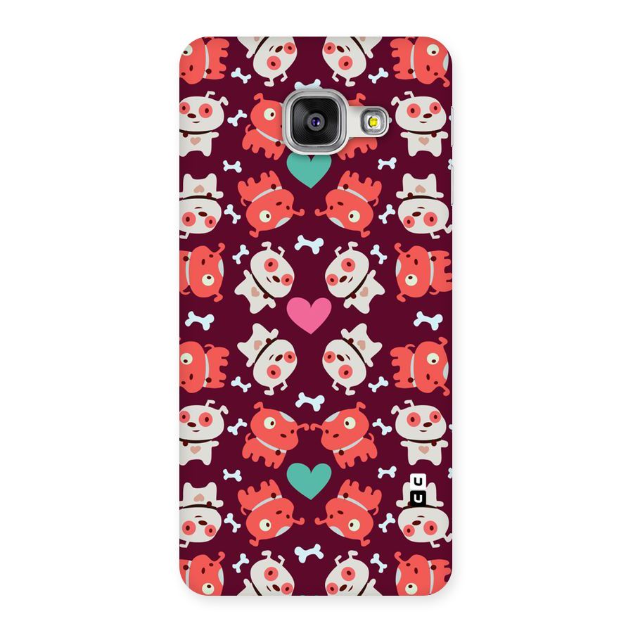 Cut Dog Design Back Case for Galaxy A3 2016