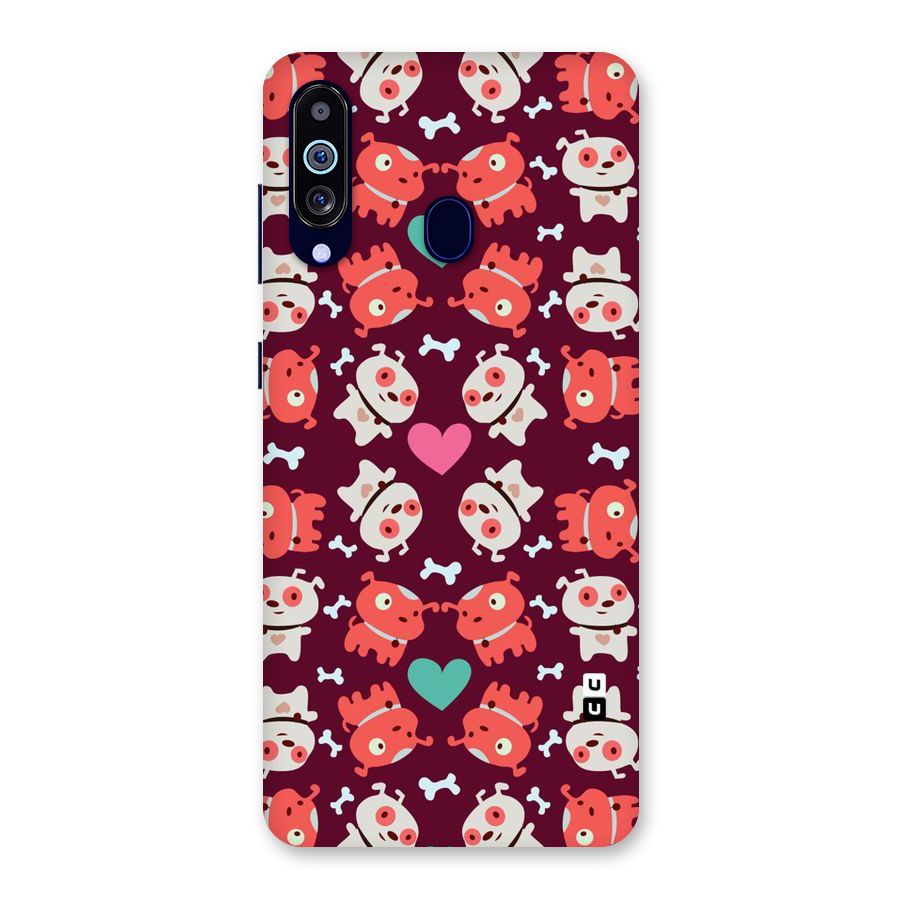 Cut Dog Design Back Case for Galaxy A60