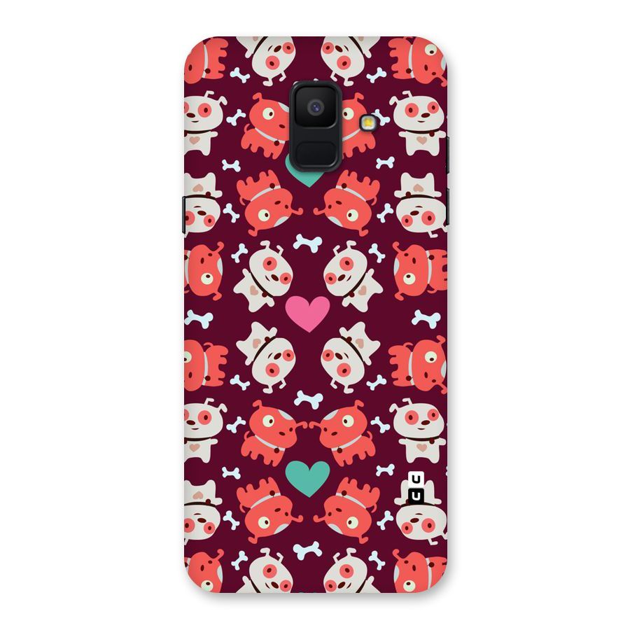 Cut Dog Design Back Case for Galaxy A6 (2018)