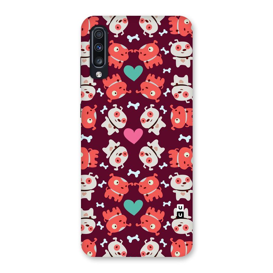 Cut Dog Design Back Case for Galaxy A70
