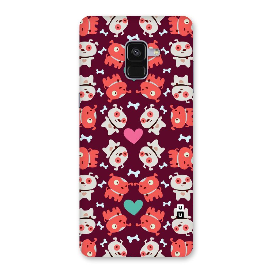Cut Dog Design Back Case for Galaxy A8 Plus