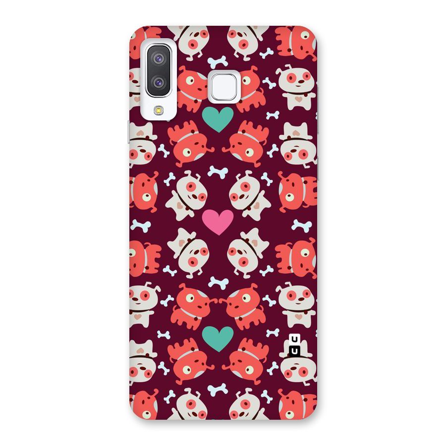 Cut Dog Design Back Case for Galaxy A8 Star