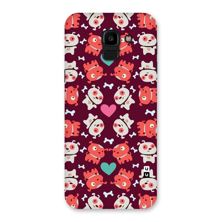 Cut Dog Design Back Case for Galaxy J6