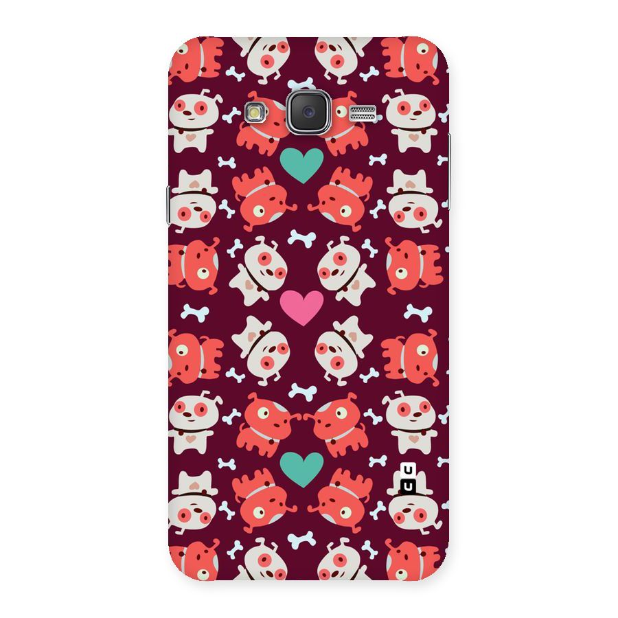 Cut Dog Design Back Case for Galaxy J7
