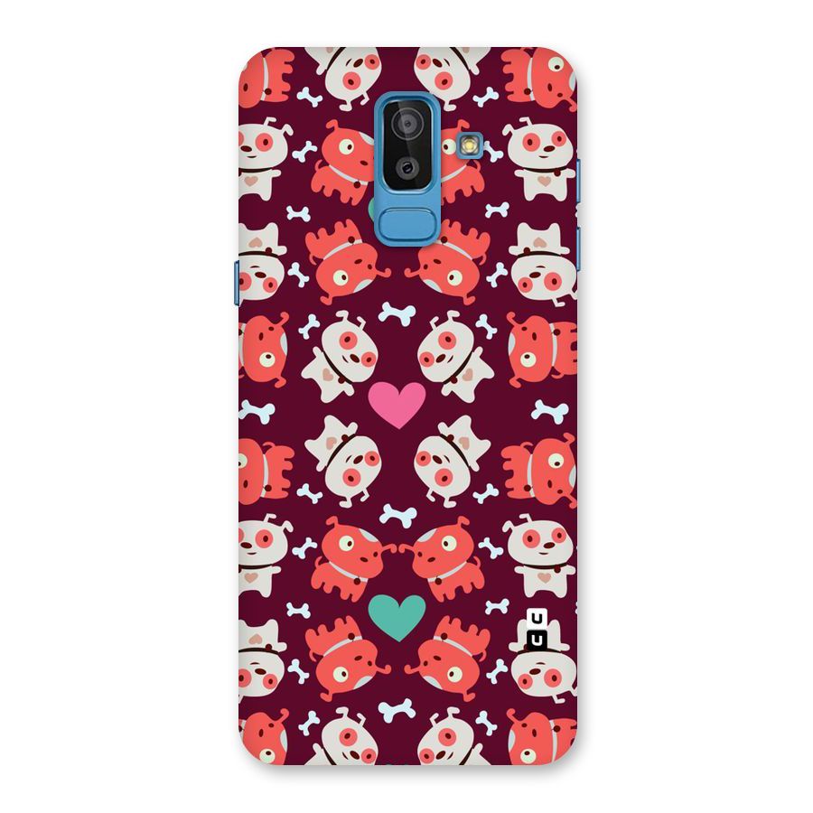 Cut Dog Design Back Case for Galaxy J8