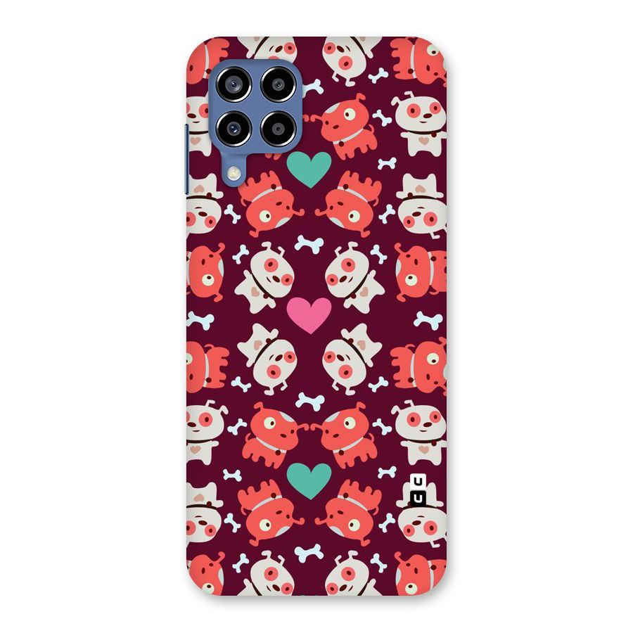 Cut Dog Design Back Case for Galaxy M53 5G