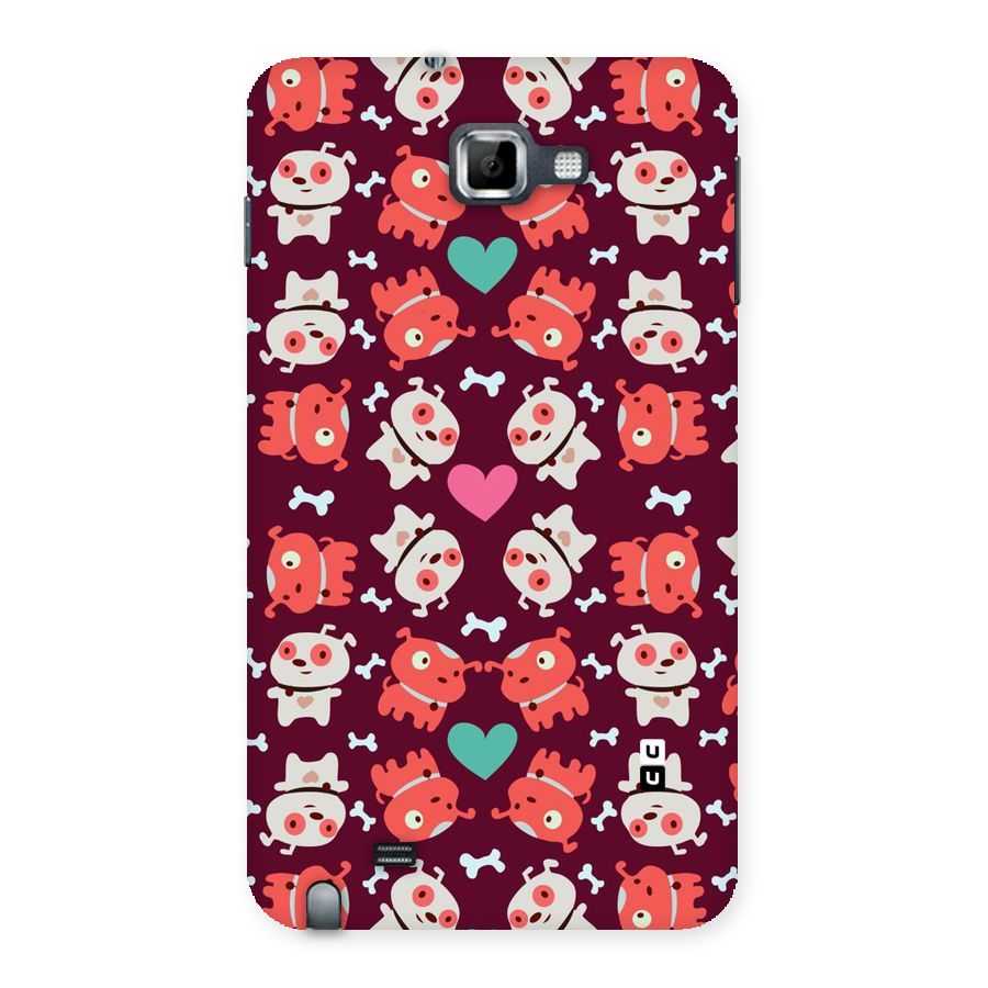 Cut Dog Design Back Case for Galaxy Note