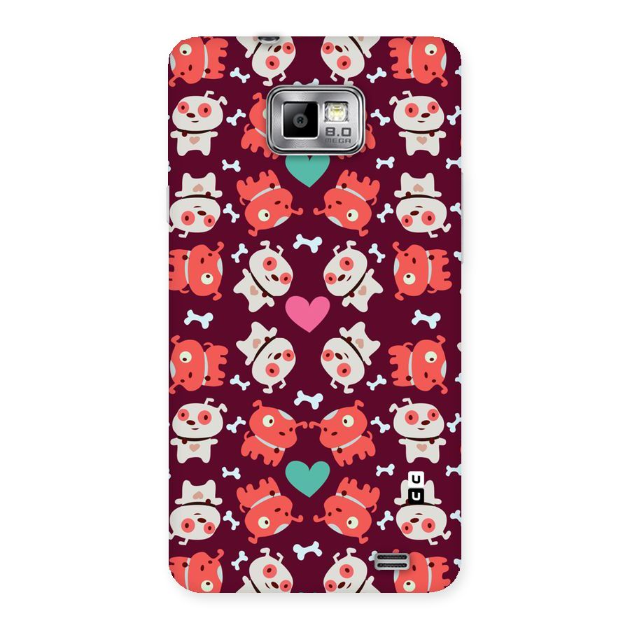Cut Dog Design Back Case for Galaxy S2
