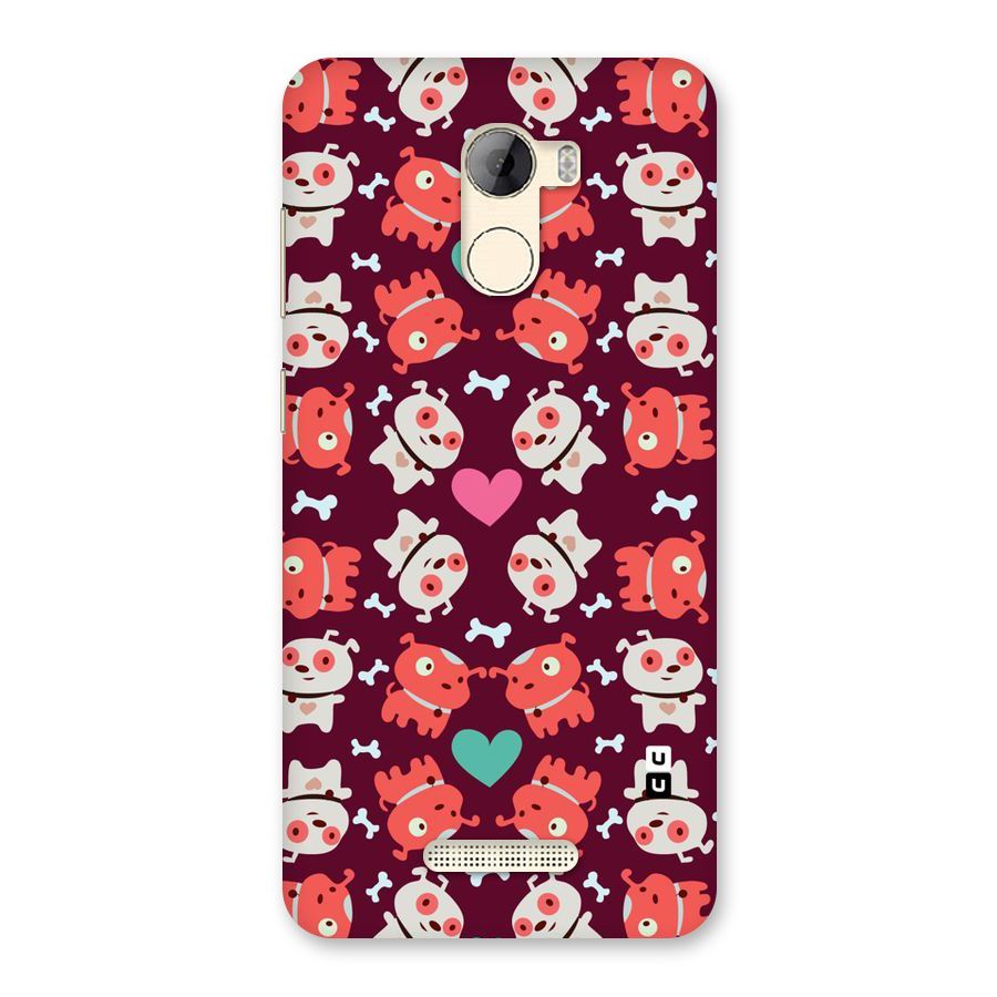 Cut Dog Design Back Case for Gionee A1 LIte