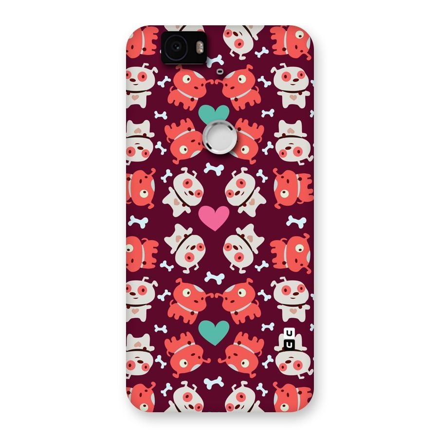 Cut Dog Design Back Case for Google Nexus-6P