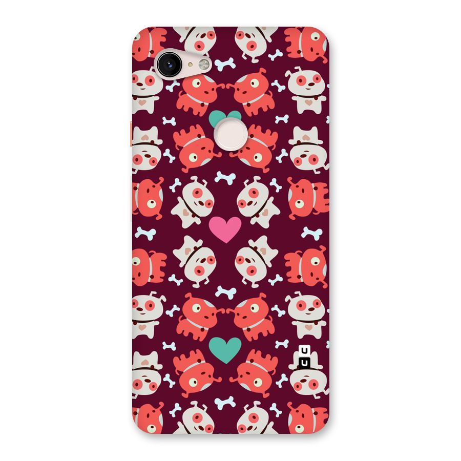 Cut Dog Design Back Case for Google Pixel 3 XL