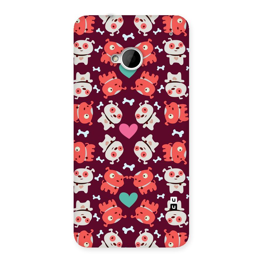 Cut Dog Design Back Case for HTC One M7