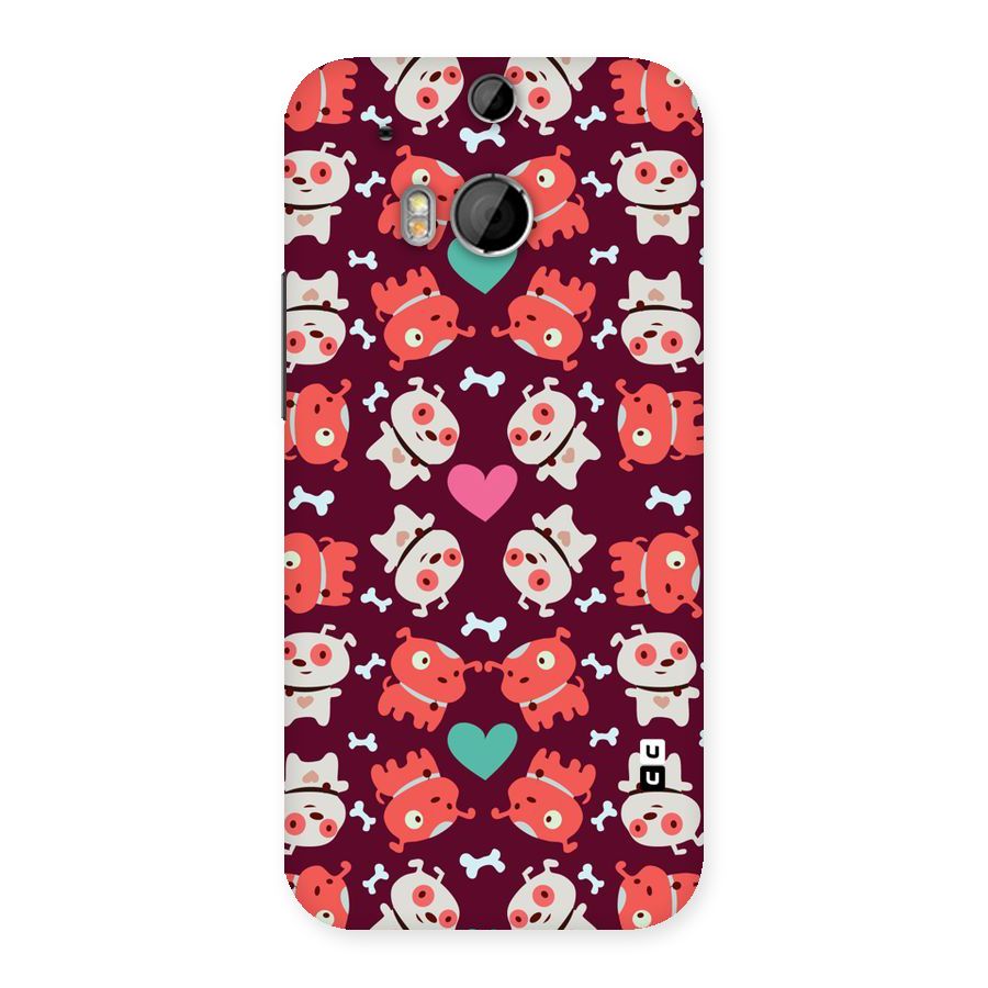 Cut Dog Design Back Case for HTC One M8
