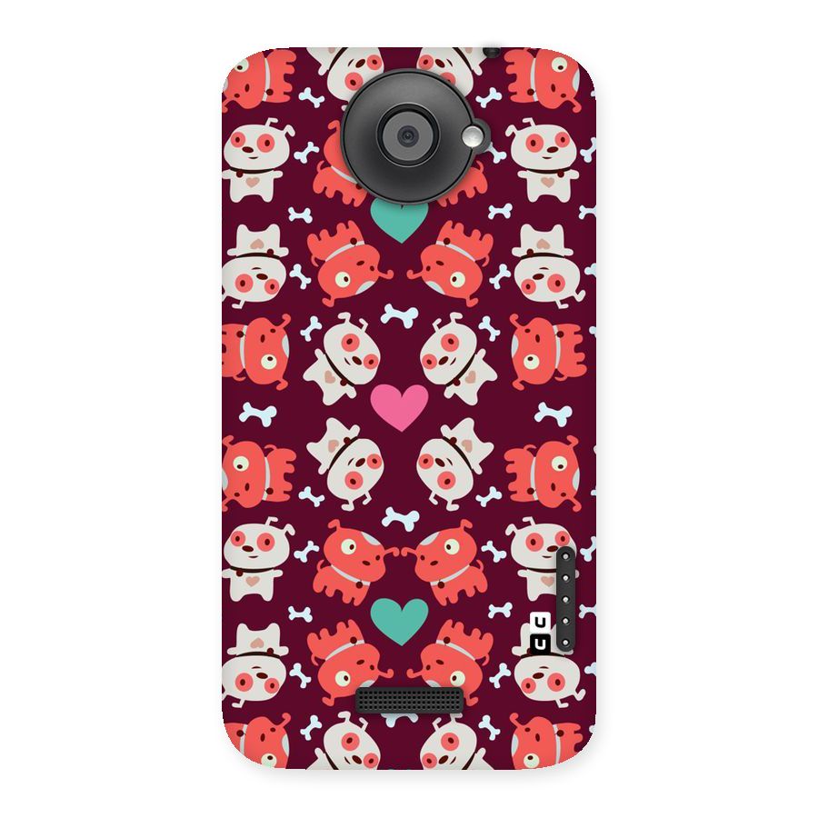Cut Dog Design Back Case for HTC One X