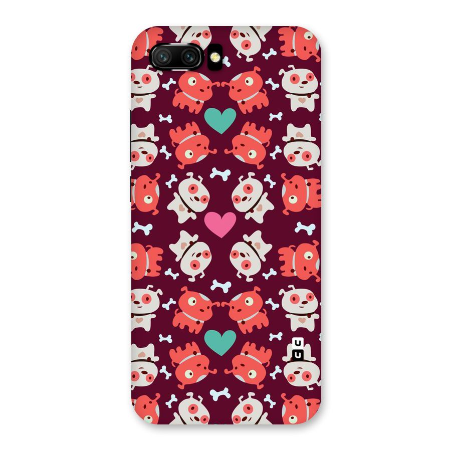 Cut Dog Design Back Case for Honor 10