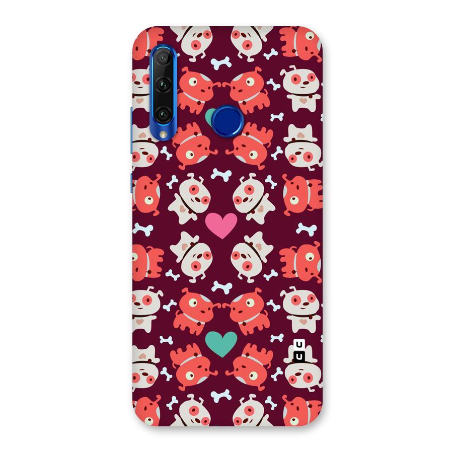 Cut Dog Design Back Case for Honor 20i