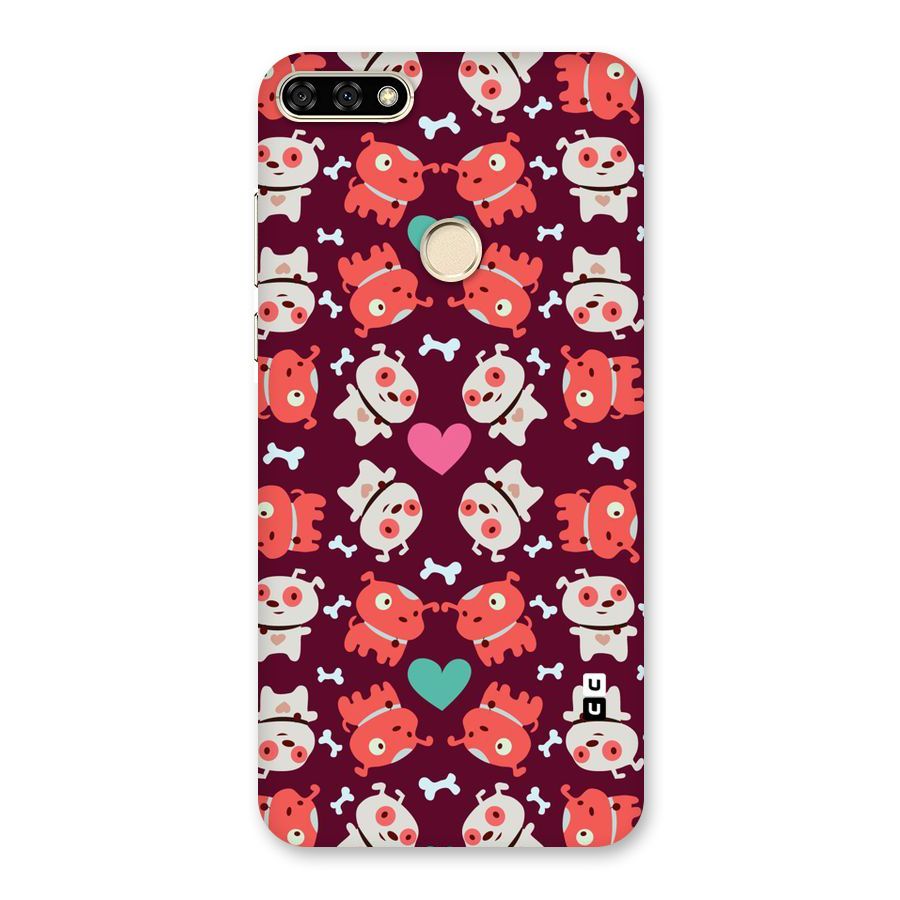 Cut Dog Design Back Case for Honor 7A