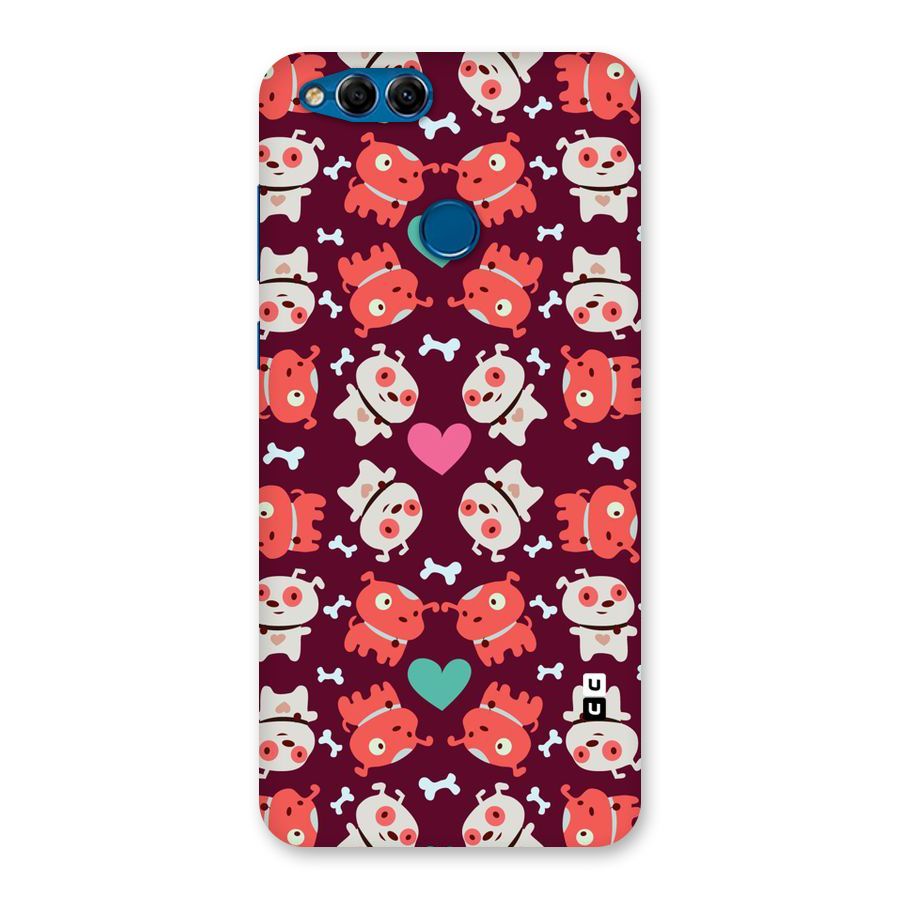 Cut Dog Design Back Case for Honor 7X