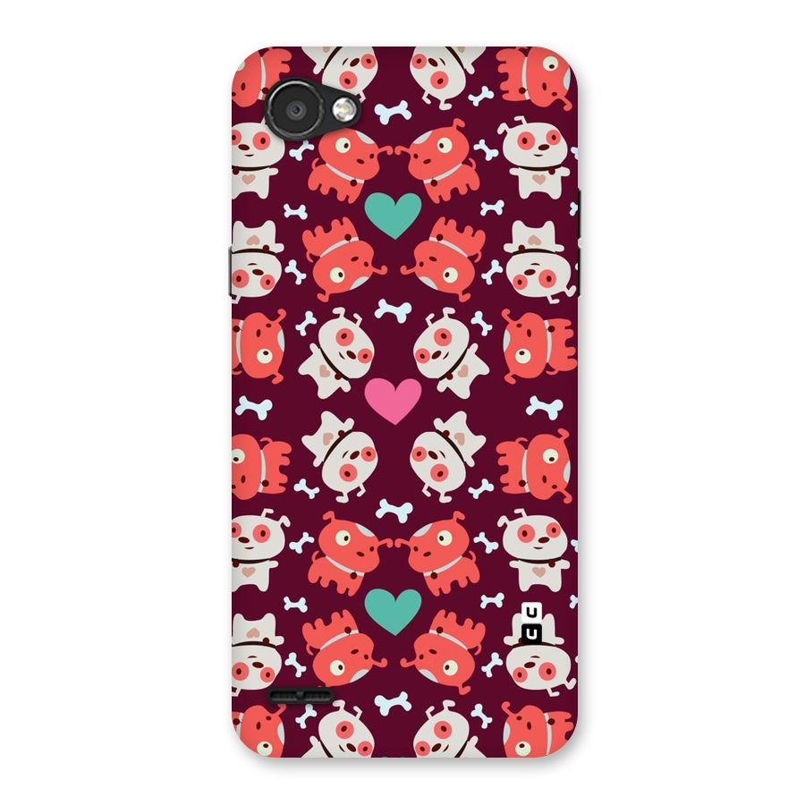 Cut Dog Design Back Case for LG Q6